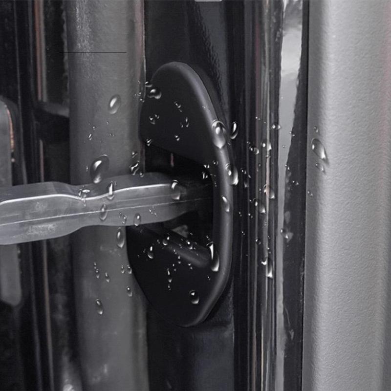 For Zeekr 009 Front Door Lock Cover Limiter Protective Cover Hinge Silicone Cover Waterproof and Rust-proof Decoration