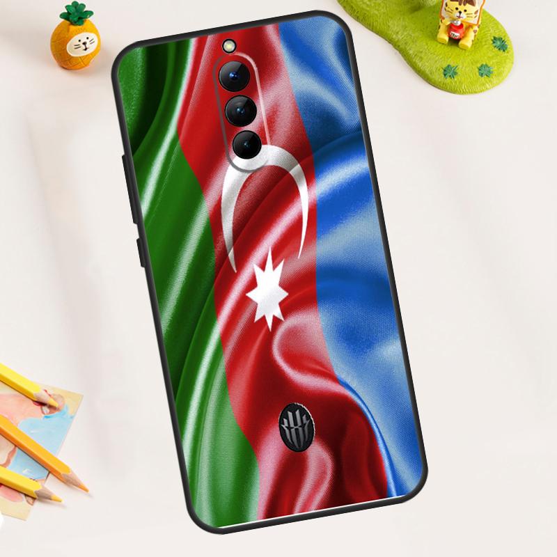 Azerbaijan Flag Case For ZTE Nubia RedMagic 11 Pro 10 9 8 9S 8S 10S Pro Plus 5G 5S 6S 7S 6 7 Pro 11 Air Cover