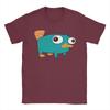 Agente Perry the Platypus Cute Meme T Shirt Men 100 Cotton Funny TShirt Crew Neck  Tee Shirt Short Sleeve Tops Original