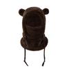 Adorable Bear Ear Kids' Pullover Hat – Windproof, Warm Neck Gaiter for Autumn & Winter
