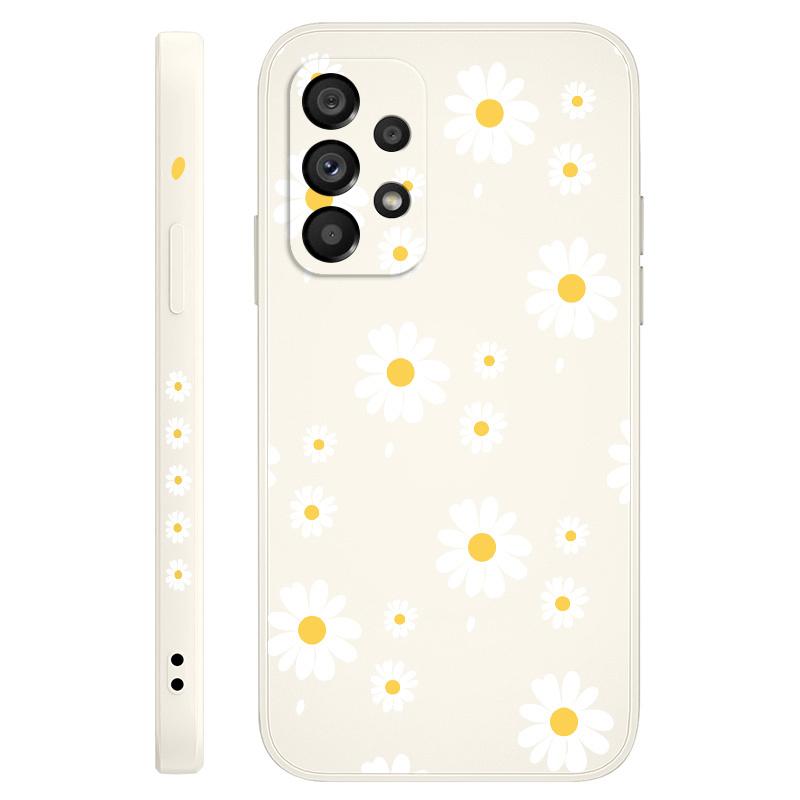 Daisy Petals Case For Samsung Galaxy A73 A53 A33 A23 A13 A72 A52 A52S A32 A22 A12  A71 A51 A31 A21S 4G 5G Cover