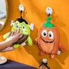 Halloween Decor Itemation Hand Towel Thicken Coral Fleece Towel Hanging Handkerchief For Kitchen Bathroom Accessories