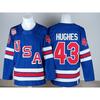 Mens Womens Ice Hockey Practice Jersey Long Sleeve Training Shirt NHL Team Style Utah Grizzlies Devils Kraken Blue Jackets