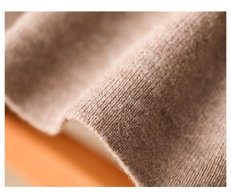 Women's High Waist Pure Wool Cashmere Knitted Skirt - Sexy, Slim Fit for Autumn/Winter