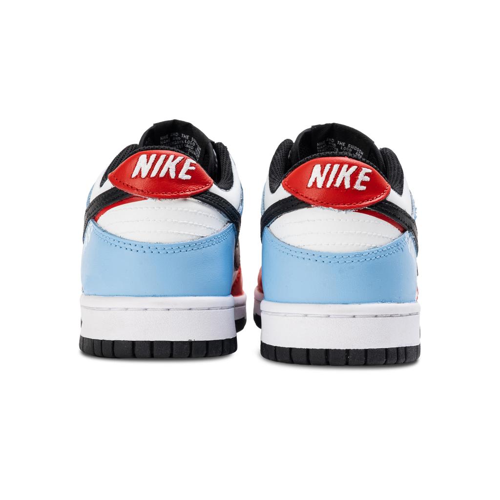 Nike Dunk Slip Resistant Abrasion Resistant Low Top Skateboard Shoes Unisex Red Blue HF5441-100(Team44-)