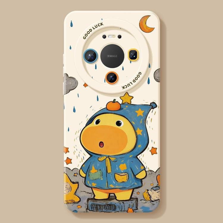 Lulu is suitable for Huawei mate11 mobile phone case, the new 11promax silicone 11 cartoon with lanyard 11 protective case.