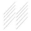 100 buc Ace pentru Body Piercing Dezinfectabile Oțel Inoxidabil 316 Ace de Piercing 16G 1.2MM