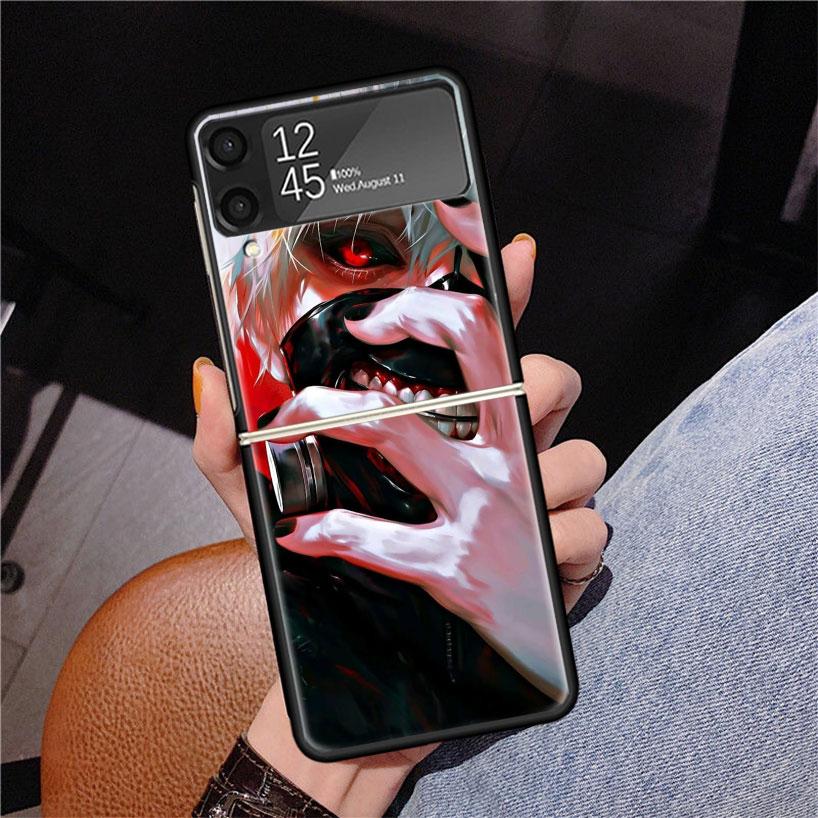 G-Ghoul Tokyo Kaneki Ken Phone Case For Samsung Z Flip 7 6 5 4 3 Galaxy ZFlip7 ZFlip6 ZFlip5 ZFlip4 ZFlip3 5G Print Cover