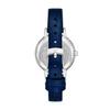 Emporio Armani Women's Three-Hand Blue Leather Watch & Bracelet Set, AR80080SET