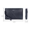 Men'S Soft Leather Wallet Long Purse Men Clutch Bag Large Capacity Zipper Wallets