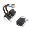 Pre-Wired Fuse Relay Box, 2/3/4/6 Way 4-Pin 40A Relay Block Kit, for Cars Truck Marine Boat Jeep