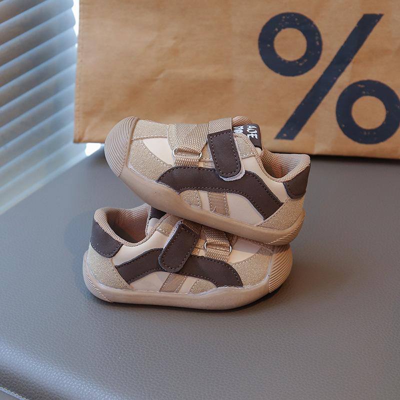 Spring and autumn new baby toddler shoes, men's and women's children's functional shoes, non-slip soft-soled baby shoes, sports and leisure shoes