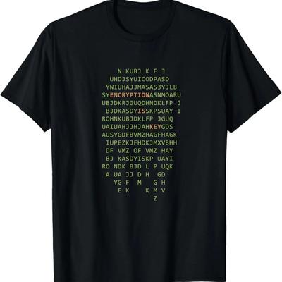 Computer Scientist Hacker Encryption Is Key Programmer T-Shirt