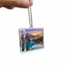 Pendente de Mini Estojo de CD com Design para Pendurar Chaveiros DIY Decoração para Pendurar em Mochilas Uso Decorativo