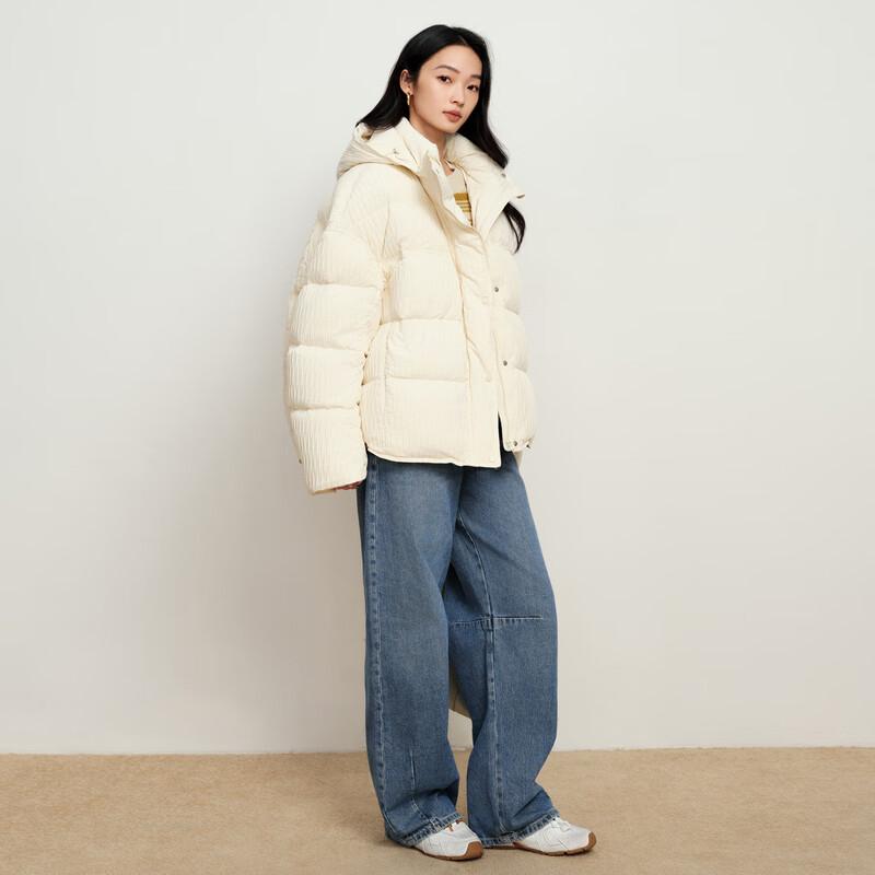 Elva' Island Women's Textured Short Down Jacket