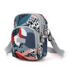 Fashion Floral Pattern Female Mini Bag  Fabric Girls Small Shoulder Bag Pretty Style Girls Shopping Phone Bag