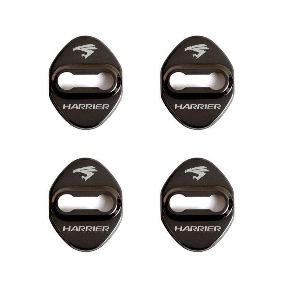 4pcs Car Door Lock Cover Protect Buckle Cover Stickers For Toyota Harrier Accessories K33