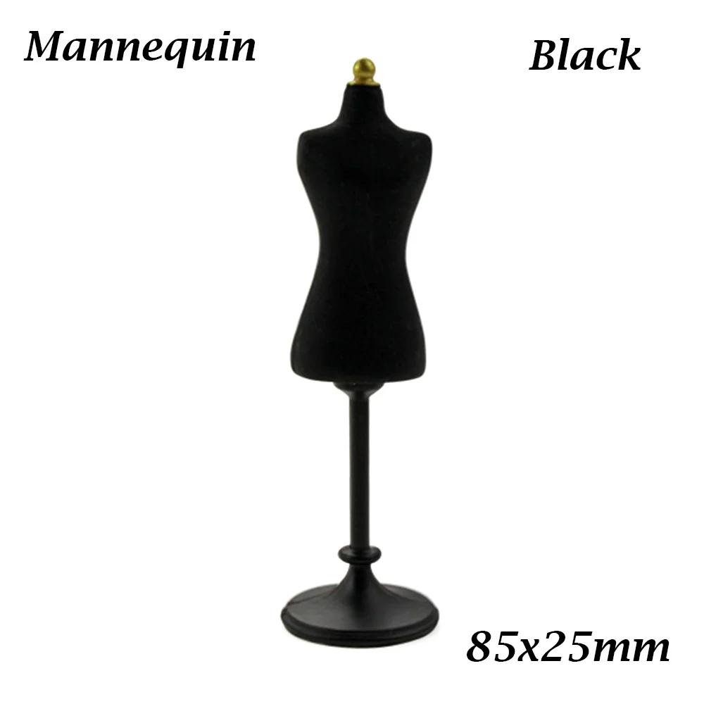 1/12 Dollhouse Mini Mannequin Ruler Set Evening Dress Simulation Humanoid Model Props Miniature Accessories Children Kids Toys