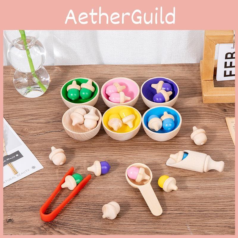 Wooden Cups Counting For Children Educational Play Early Learning Gift Festival