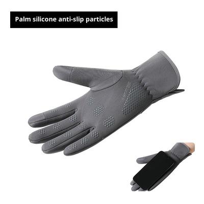 Autumn Winter Gloves Women Warm Windproof Cold Proof Gloves Anti Slip Foldable Outdoor Cycling Sports Gloves