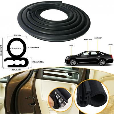 10FT U Shape Rubber Seal Car Door Edge Molding Guard Trim Protectors Strip Weath