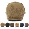 HT4406 Berets for Men Women Vintage Artist Painter Beret Hat Male Female Cotton Ivy Flat Cap Spring Adjustable Floral Beret Cap