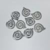 Antique Silver Plated Whirlpools Charm Pendant for Jewelry Making Findings DIY Bracelets Necklace Keychain Hanging Tags