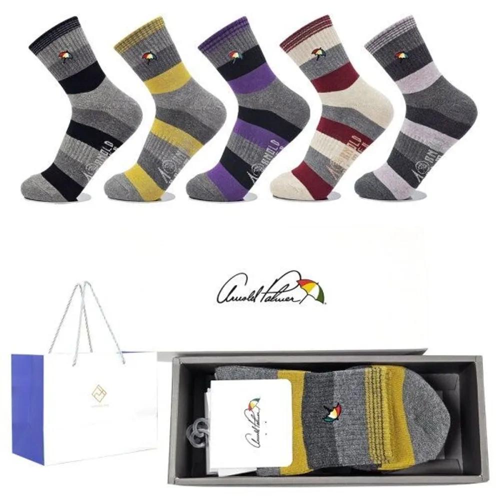 [Arnold Palmer] 5-Pair Women s Sock Gift Set LSP001 Women s Sock Gift Set LSP001_Mid-length 5-pair Set (Shopping Bag)