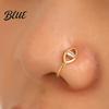 High-end Nose Jewelry 5 Pcs Ring Hoops for Women Geometry