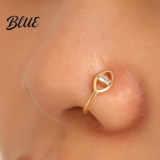 High-end Nose Jewelry 5 Pcs Ring Hoops for Women Geometry
