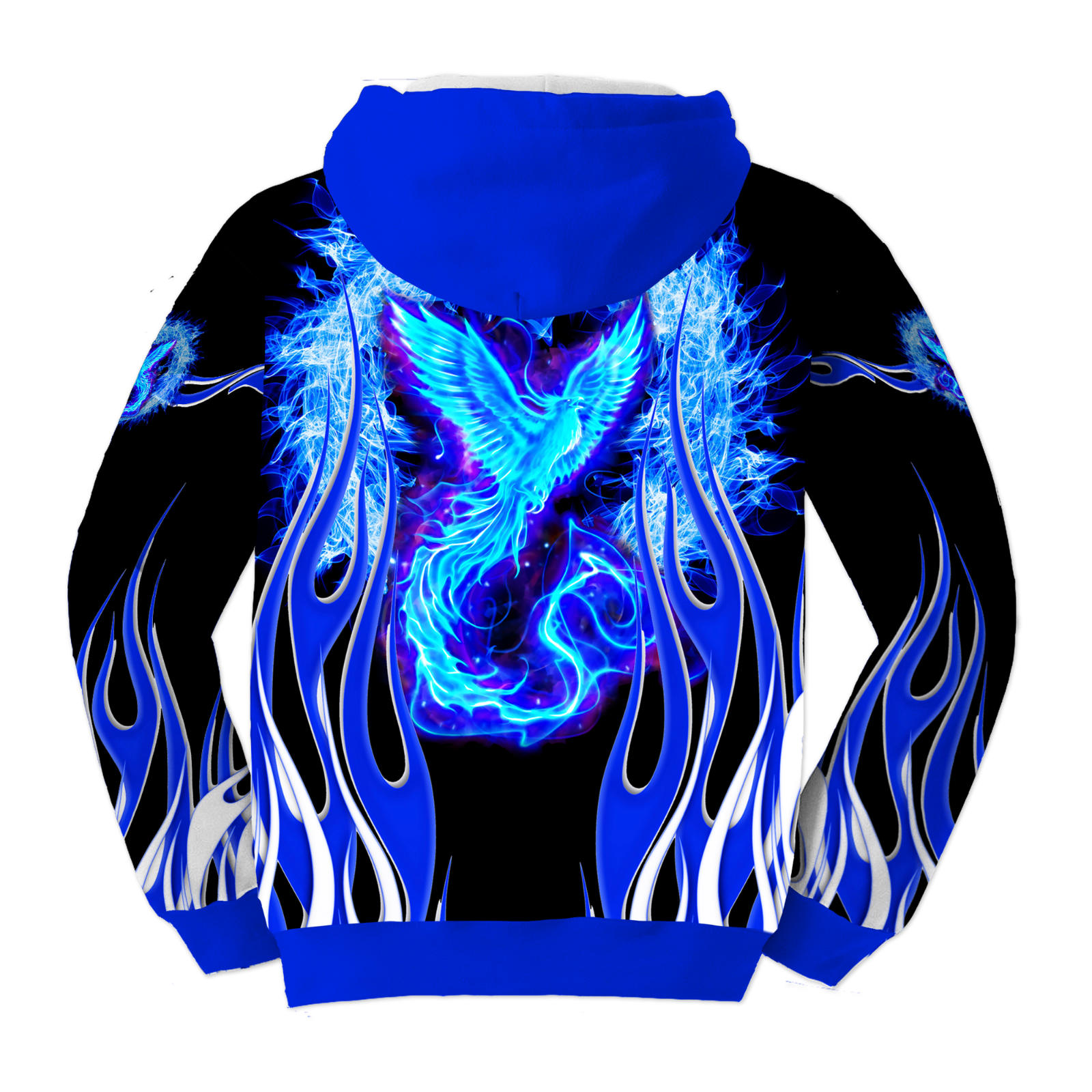 

Синій Фенікс Модна чоловіча толстовка з 3D-принтом Тварини Fire Birds Harajuku Вуличний пуловер Веселий світшот Унісекс Повсякденні сорочки 6XL