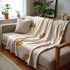 Minimal Cream Strawberry Anime Cartoon Flannel Blanket Soft Warm Throw for Bedroom Sofa Car Kids Holiday Gift
