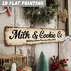 2D Flat - Vintage Metal Sign Featuring Santa'S Favorite And, Perfect for Rustic Kitchen Decor. Measures 10.01X40.01 Cm, Ideal for Christmas Decoration