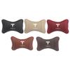 1Pcs Car Seat Headrest Auto Logo Neck Pillow For Tesla Model 3 Model Y Model S X Cybertruck Juguete Roadster Coil Bonina SpaceX