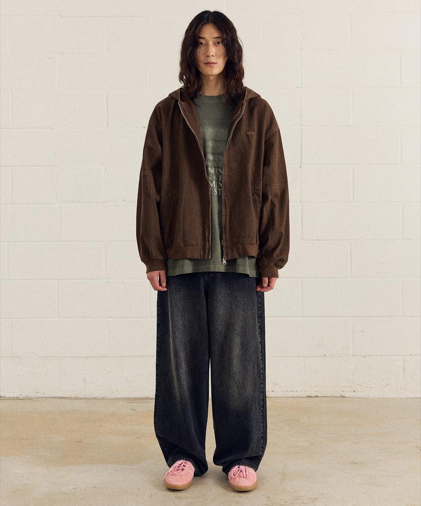 Filluminate Washed Active Hooded Jacket - Grey