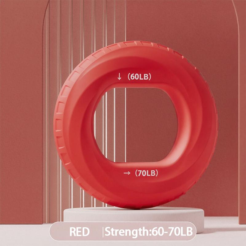 Silicone Grip Strength Ball for Wrist Arm Muscle Training Finger Rehabilitation Double Strength Grip Circle