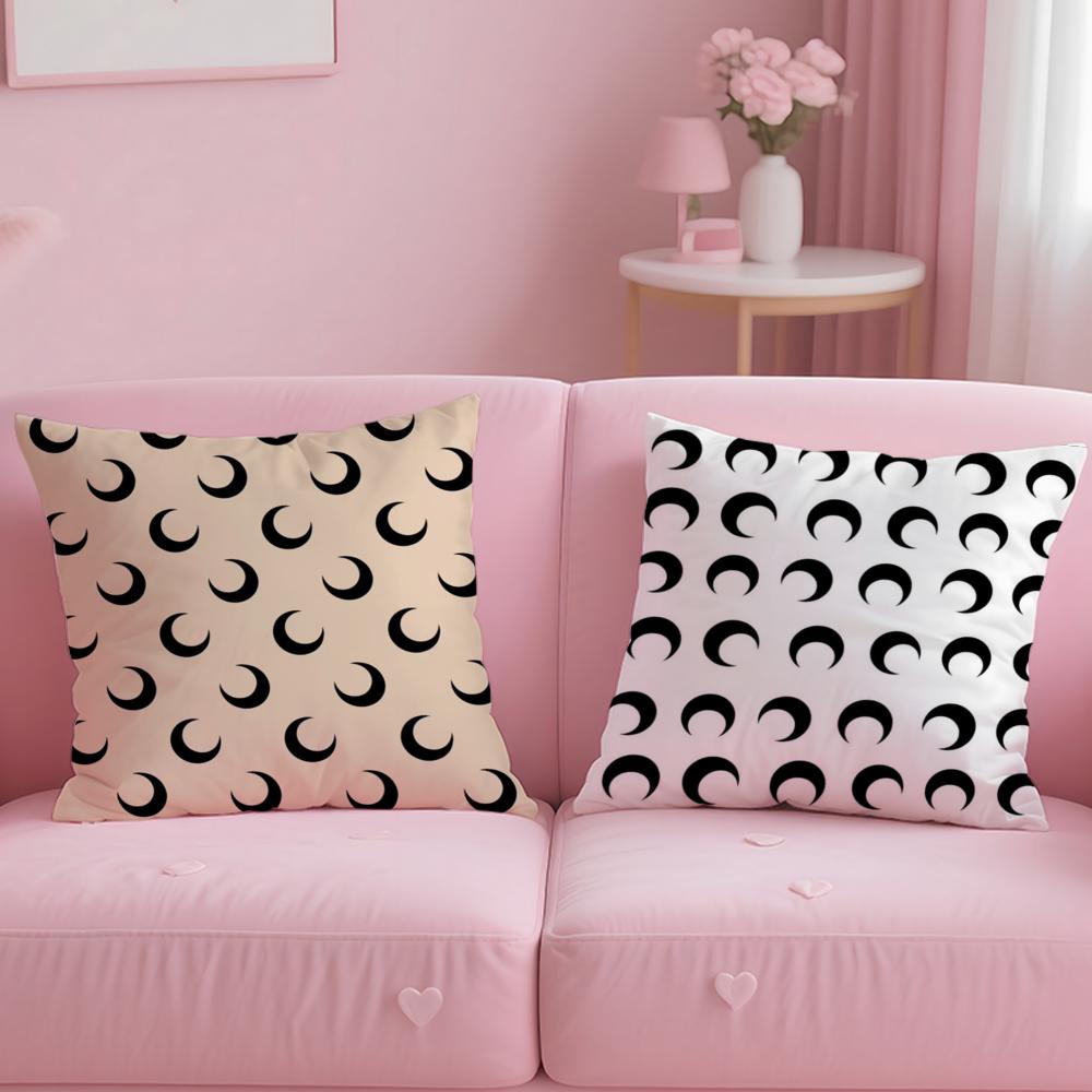 popular fashion brand Marine Serre Cushion Cover Soft EasyWash Pillow Case Versatile for Couch Bed Travel and Office