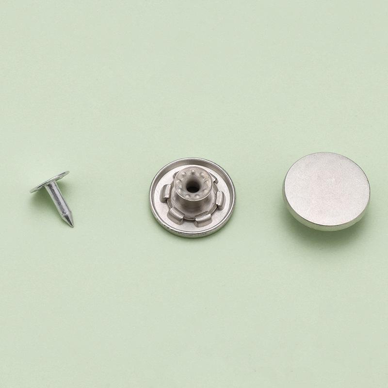 Alloy Flat Rivet Buttons for Clothes, Shoes, Bags, Hats - Round Stud Decorations
