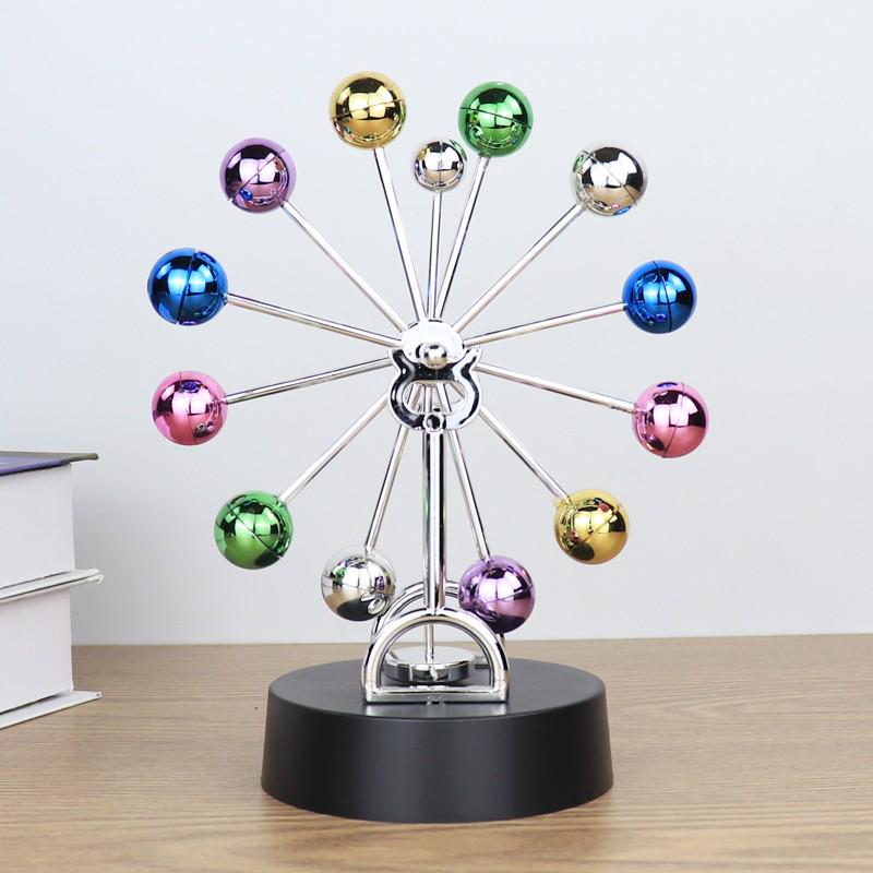 Nordic Perpetual Motion Ferris Wheel Ornament for Home and Wine Cabinet Display