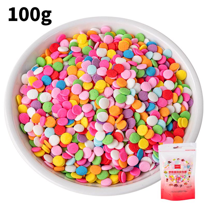 Bunte Zuckerformen: Herzen & Kurven zum Dekorieren von Kuchen, Desserts & Donuts