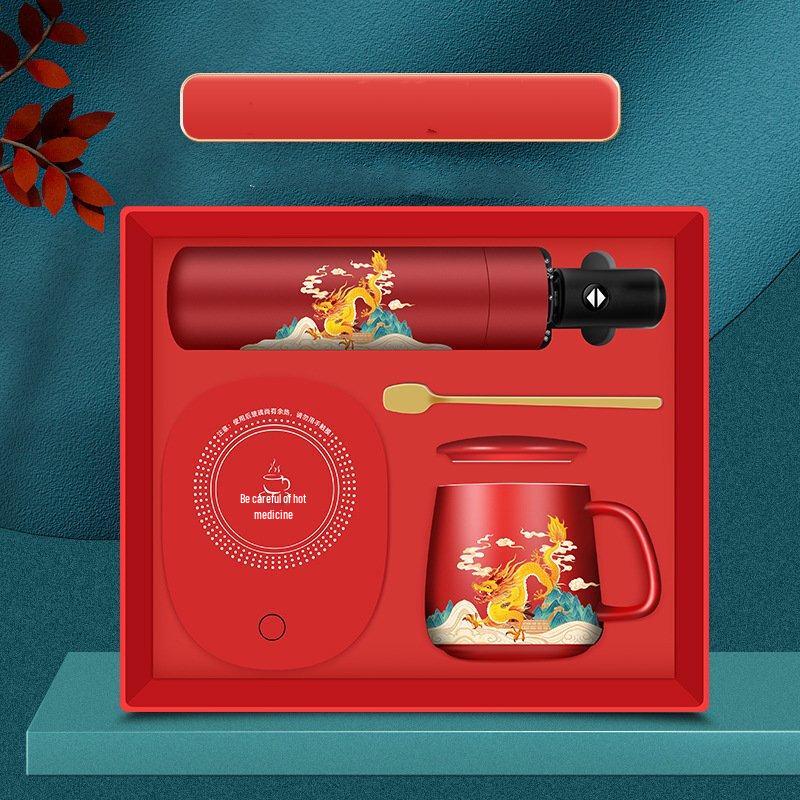Nufeng Dragon Year Warming Cup & Umbrella Gift Set