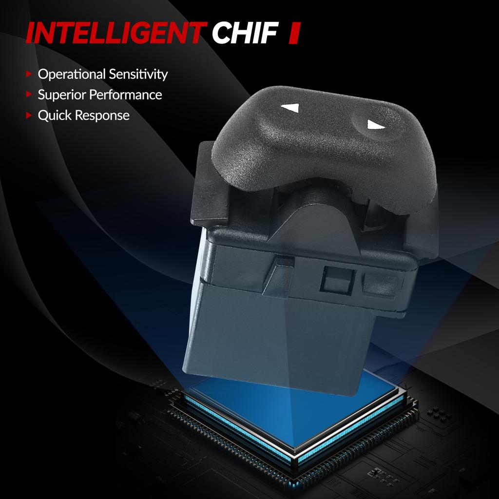 Rear Power Passenger Side Window Switch Button Control 5L1Z14529BA For Ford F150 Lincoln Mark LT Mercury Grand Marquis 2003 2005