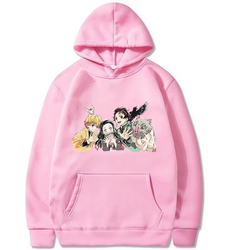 Japanese Animation Autumn Hoodie Fashion Design Men's Women's Sweatshirt Fleece Oversized Couples Streetwear Hoodies