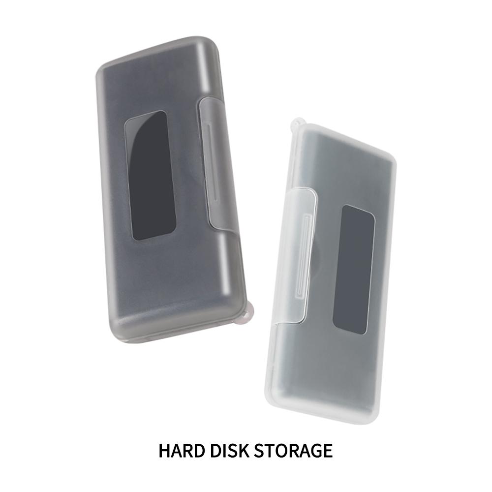 M.2 2280 SSD Plastic Case Anti-static Storage Box Memory Holder Protection Waterproof Hard Drive Disk Storage Box for 2 X M.2