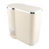 Boîtes à Riz Pression Blanc Crème Anti-Insectes Anti-Humidité Seau de Stockage pour Riz Usage Domestique Seau de Stockage pour Riz