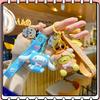 Sanrio Hello Kitty Figures Keychain Kawaii Melody Kuromi Doll Pendant Decoration Keyring Jewelry Girl&Kid Gifts Toys