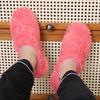 Velcro Cotton Slippers Autumn and Winter Non-slip Warm Thick-soled Bag and Velvet Home Cotton Shoes Indoor Anti-skid