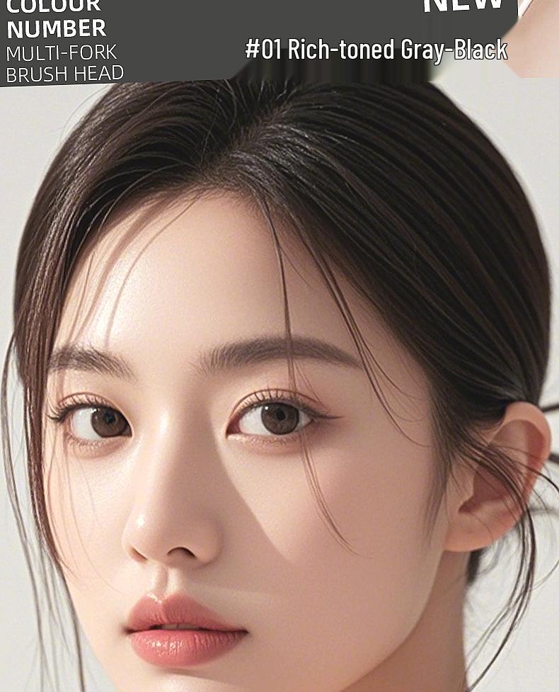 Milo Xi Shi Water-Based Wild Eyebrow Pencil: Waterproof, Sweatproof, Long-Lasting Precision for Natural Shaping.