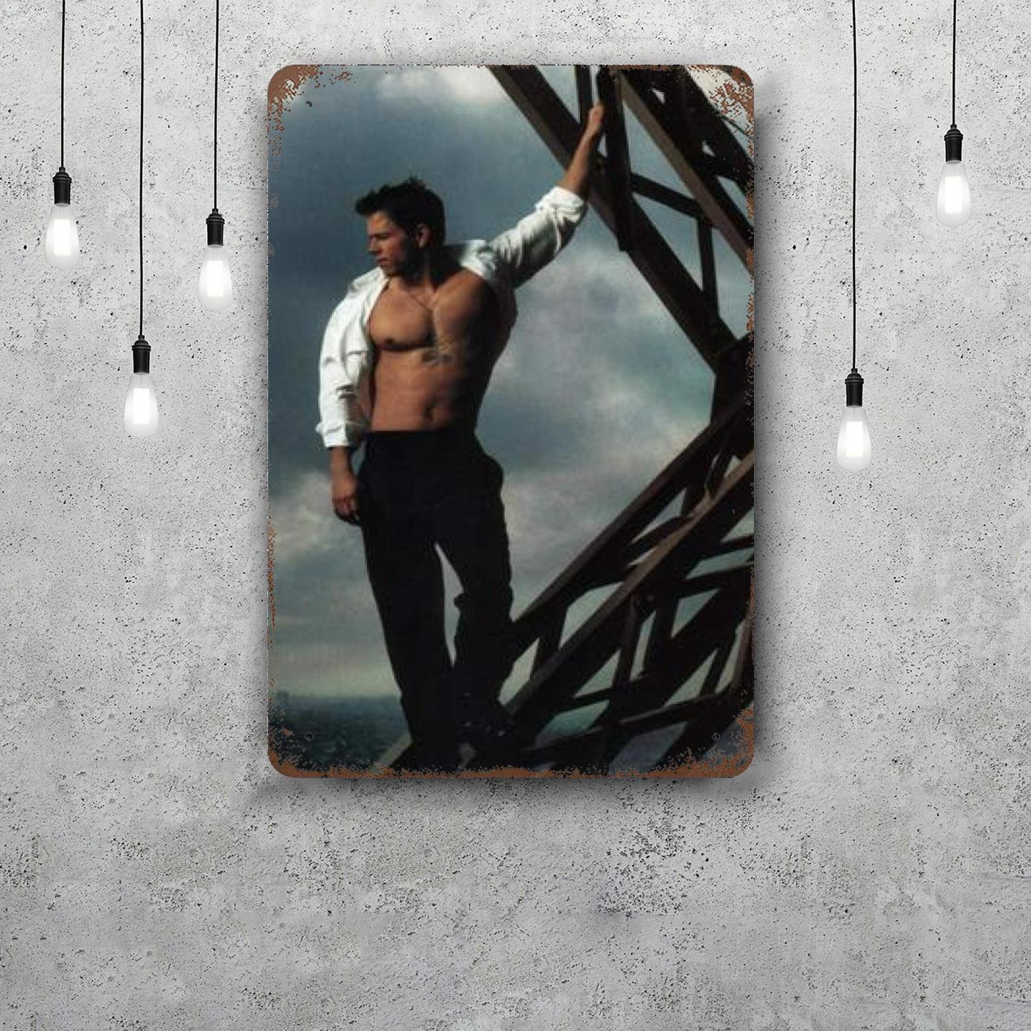 

mark wahlberg Retro Vintage Tin Sign Poster Decorative Plaque Metal Plate Wall Decor 20x30cm（7.8x11.8inch）