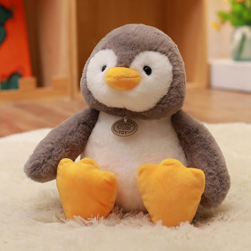 Vycpaná 30cm kreslená zvířátka uklidňující plyšová hračka Panda Bear Husky Lední medvěd Gorila Tučňák Dárek k narozeninám pro děti